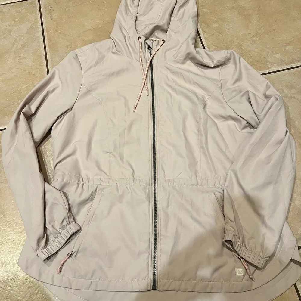 Avalanche Women's Pale Pink Hooded Winsbreaker Jacket - Picture 1 of 2